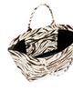Ganni Women's Extra-Large Zebra-Print Cotton Tote Bag - 3