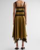 Ganni Women's Fluid Satin Long Slip Dress - 3