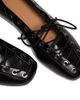 Ganni Women's Lace-Up Ballerina Flats - 6