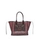 Ganni Women's Logo-Embroidered Printed Mesh Shopper Tote Bag - 3