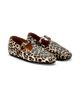 Ganni Women's Mary Jenny Leopard Print Flats - 2