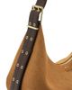 Ganni Women's Medium Suede Hobo Bag - 3