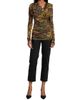 Ganni Women's Ruched Floral Long-Sleeve Top - 2
