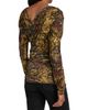 Ganni Women's Ruched Floral Long-Sleeve Top - 5