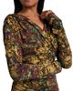 Ganni Women's Ruched Floral Long-Sleeve Top - 6