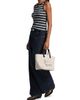 Ganni Women's Small Graphic Sherpa Shopper Tote Bag - 3