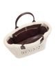 Ganni Women's Small Graphic Sherpa Shopper Tote Bag - 5