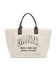 Ganni Women's Small Graphic Sherpa Shopper Tote Bag - 8