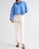 Ganni Women's Stretch Cotton Cropped Bowling Shirt - 2