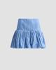 Ganni Women's Striped Cotton Mini Skirt - 1
