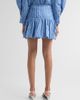 Ganni Women's Striped Cotton Mini Skirt - 3