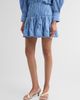 Ganni Women's Striped Cotton Mini Skirt - 4