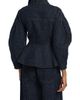 Ganni Women's Tweed Denim Peplum Jacket - 5