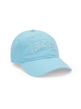 Ganni Women's Washed Cotton Cap