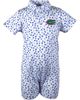 GARB Infant Garb White Florida Gators Earnest Polo Romper  - 1