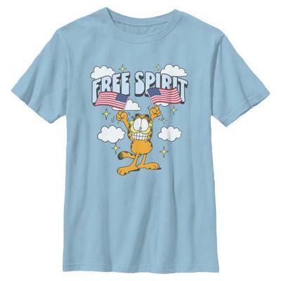 Garfield Garfield Boys' Free Spirit Smile Graphic Short Sleeve T-Shirt