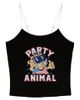 Garfield Garfield Junior's Cat Party Animal Sleeveless Cami Tank Top - 1
