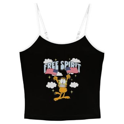 Garfield Garfield Junior's Free Spirit Smile Sleeveless Cami Tank Top