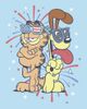 Garfield Garfield Men's Patriotic Cat and Dog Celebration Short Sleeve Graphic T-Shirt - 2