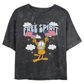 Garfield Juniors Garfield Free Spirit Smile T Shirt