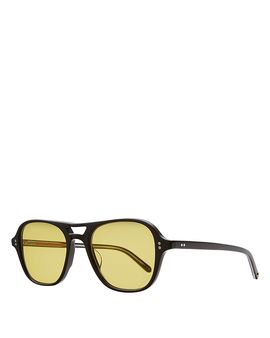 Garrett Leight Garrett Leight Doc Sun Aviator Sunglasses, 51mm