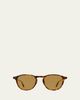 Garrett Leight Men's Hampton J Sun Round Sunglasses - 1