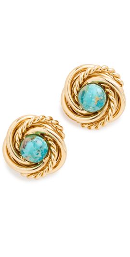 GAS Bijoux GAS Bijoux Aatika Earrings Turquoise One