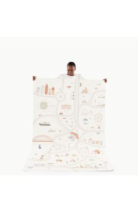 GATHRE GATHRE Uptown Print Leather Play Mat 