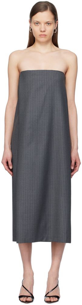Gauge81 Gauge81 Gray Sidi Midi Dress
