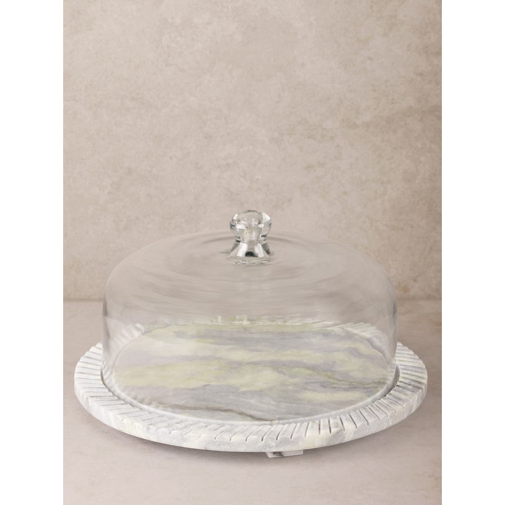 GAURI KOHLI GAURI KOHLI Blinq Green Onyx Serving Board with Cloche 