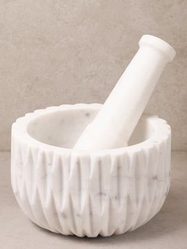 GAURI KOHLI GAURI KOHLI Russell Marble Mortar and Pestle