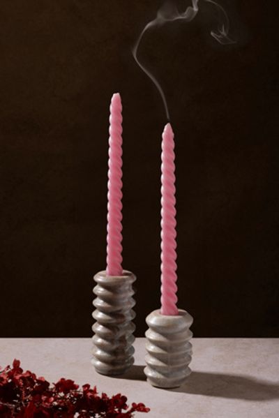 GAURI KOHLI GAURI KOHLI Tracey Onyx Taper Candle Holder