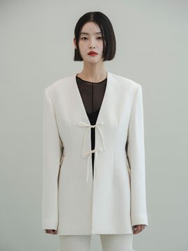 GAYEON LEE ALEX Jacket-Chalk