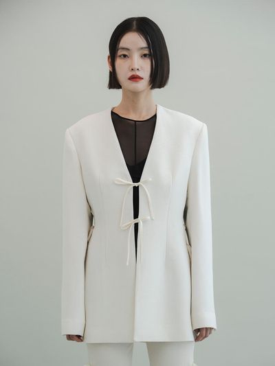 GAYEON LEE ALEX Jacket-Chalk