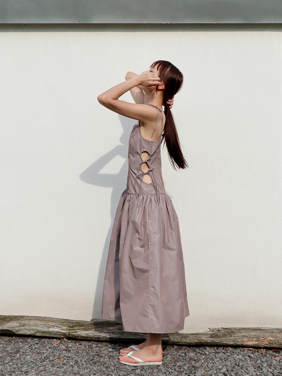 GAYEON LEE BIBI Dress-Khaki