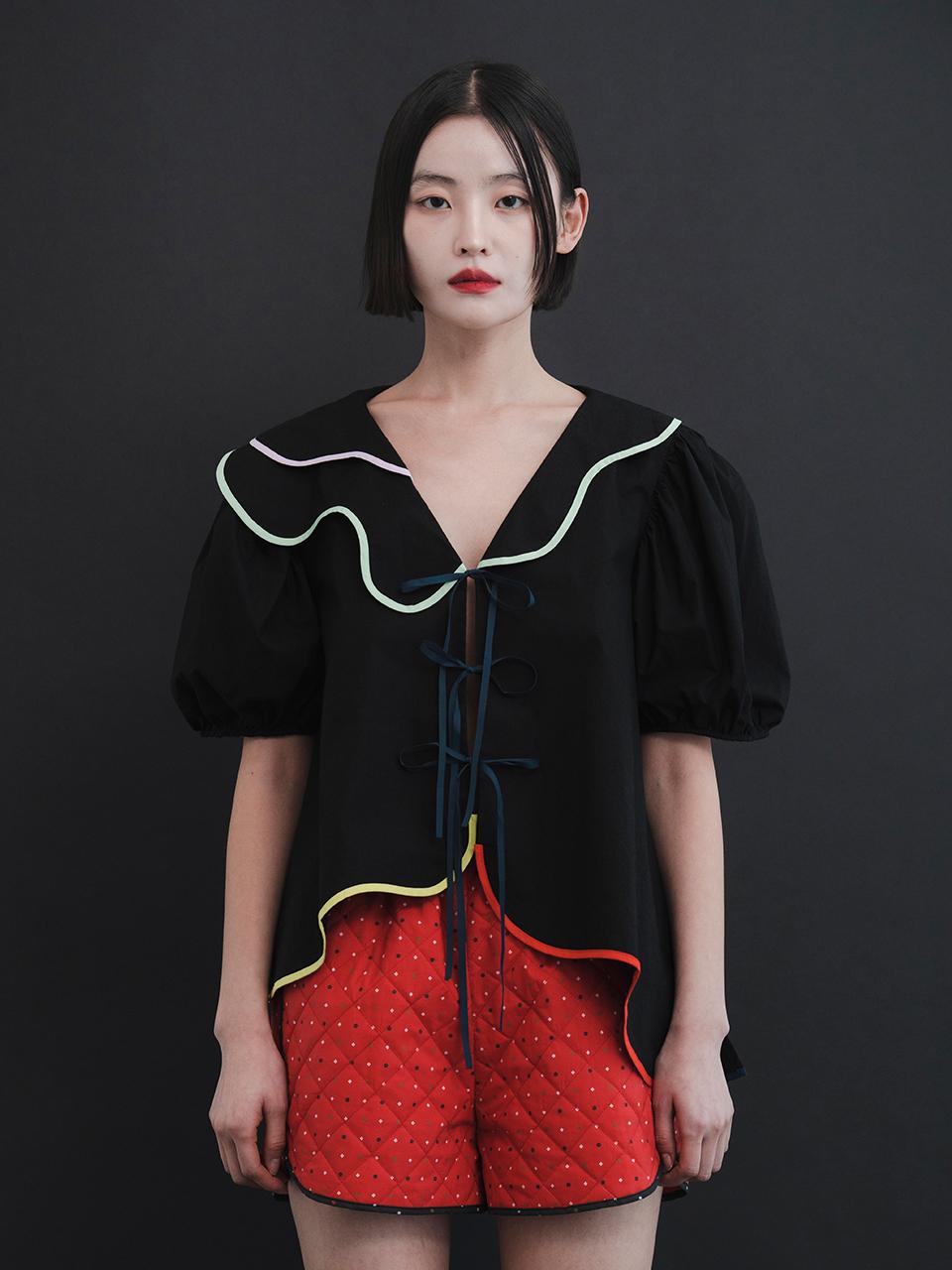GAYEON LEE DANA Blouse - Black