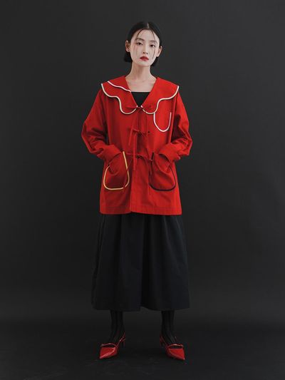 GAYEON LEE LALA Oxford Jacket-Red