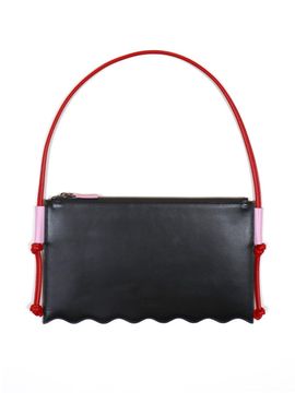 GAYEON LEE Leather Curved Mini Bag [Black]