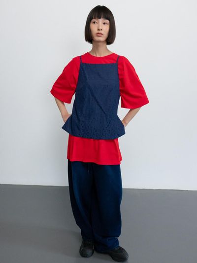 GBH APPAREL BACKLESS STRAP POINT TOP [NAVY]