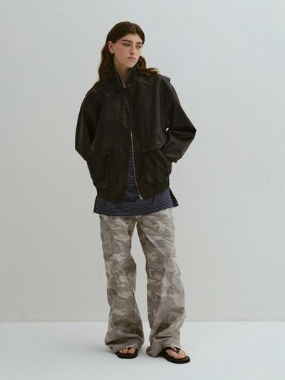 GBH APPAREL Camouflage Pattern Grey Pants