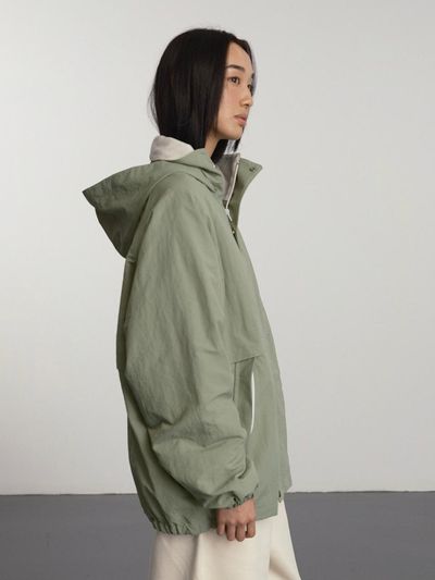 GBH APPAREL Fleece Mountain Oversized Jacket [Green]