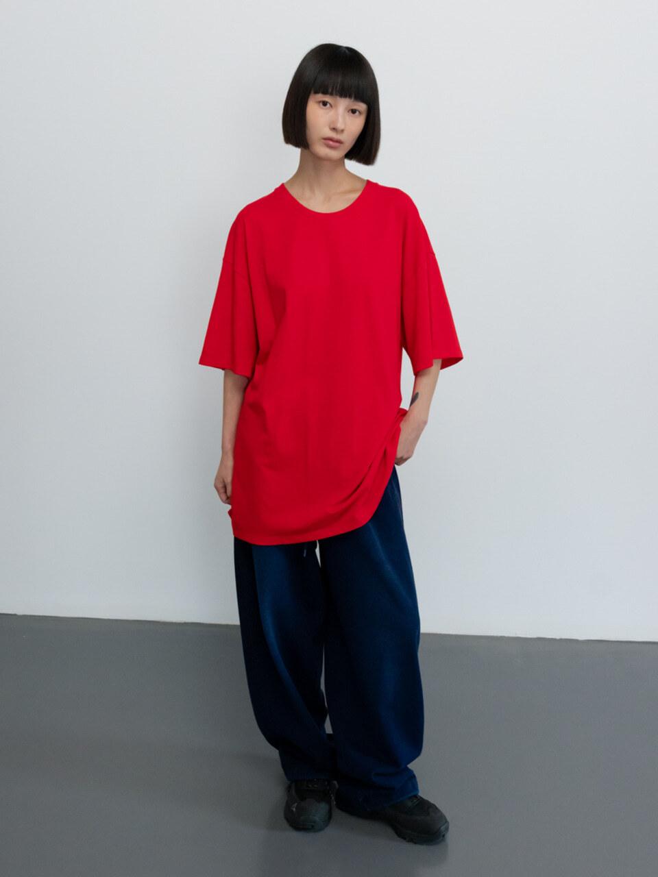 GBH APPAREL Overfit Basic Top [Red]