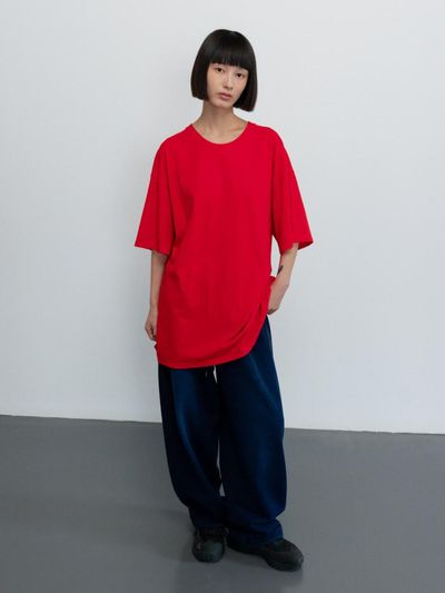 GBH APPAREL Overfit Basic Top [Red]
