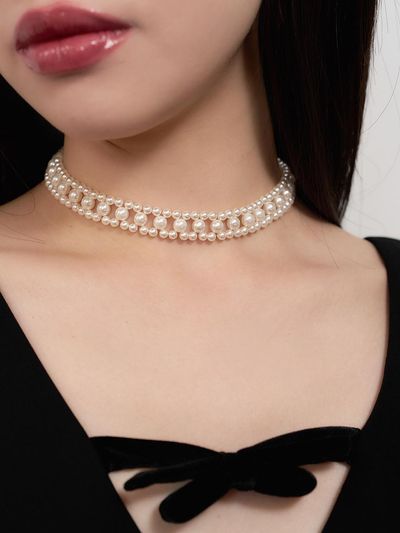geegee Pearl Delicate Lustrous Choker