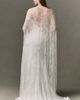 Geisha Designs Drama Lace Maxi Cape - 2