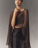 Geisha Designs High-Low Sheer Cape - 1