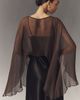 Geisha Designs High-Low Sheer Cape - 2