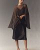Geisha Designs High-Low Sheer Cape - 3