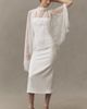 Geisha Designs Lace Drape Cape - 3