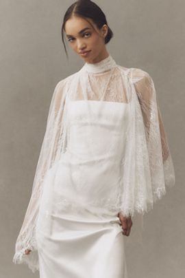 Geisha Designs Lace Drape Cape Top